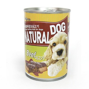 내츄럴독 원형캔 소고기 400g