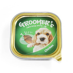 그루머스 사각캔 닭고기 100g