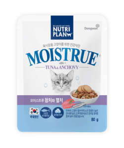 뉴트리플랜 모이스트루 캣 참치와 멸치 80g