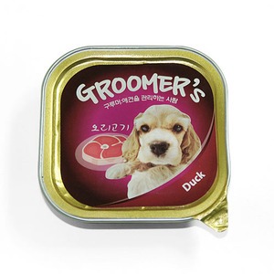 그루머스 사각캔 오리고기 100g