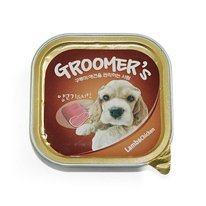 그루머스 사각캔 양고기&amp;닭고기 100g