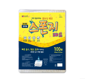 스폰지 패드 라이트 절약형 100매(40*50)