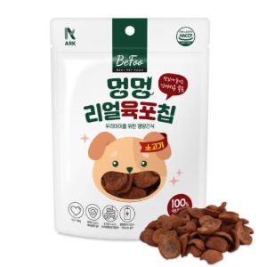 베푸 멍멍 리얼 육포칩 소고기 50g